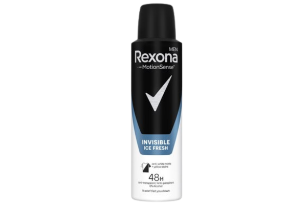 rexona men спрей invisible ice 150мл
