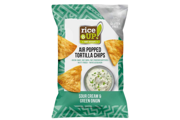 царевична тортила riseup сметана и лук 60гр