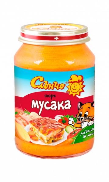 Пюре Слънчо Мусака - 190гр.