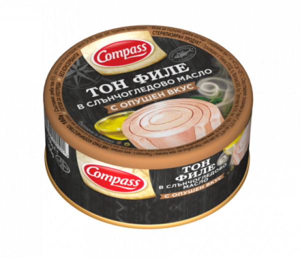компас тон филе опушен вкус в слънчогледово масло