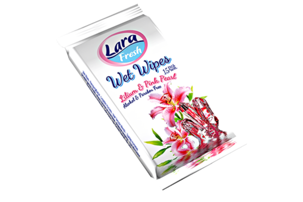 мокри кърпи baby kiss лара лилиум 15бр/пак