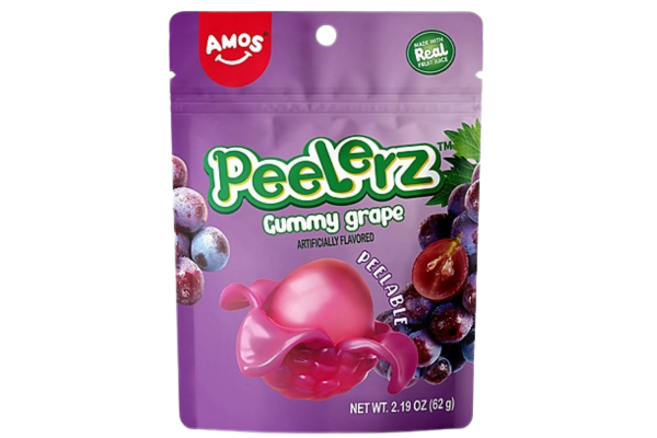 amos 4d желирани бонбони peelerz грозде 65гр
