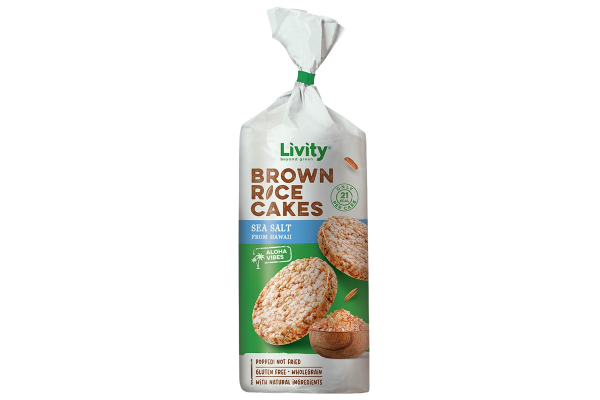 оризов кейк 100гр livity hawaiian sea salt
