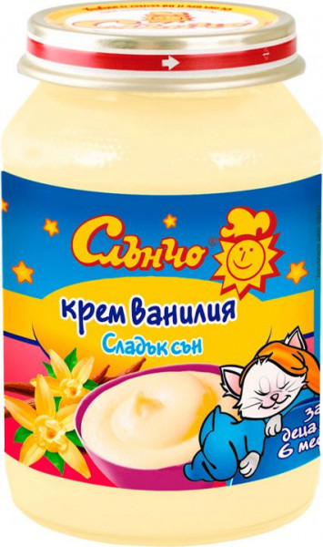 Пюре Слънчо Ванилия Сладък Сън - 190гр.