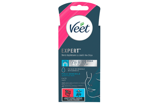 ленти за лице veet expert 20бр