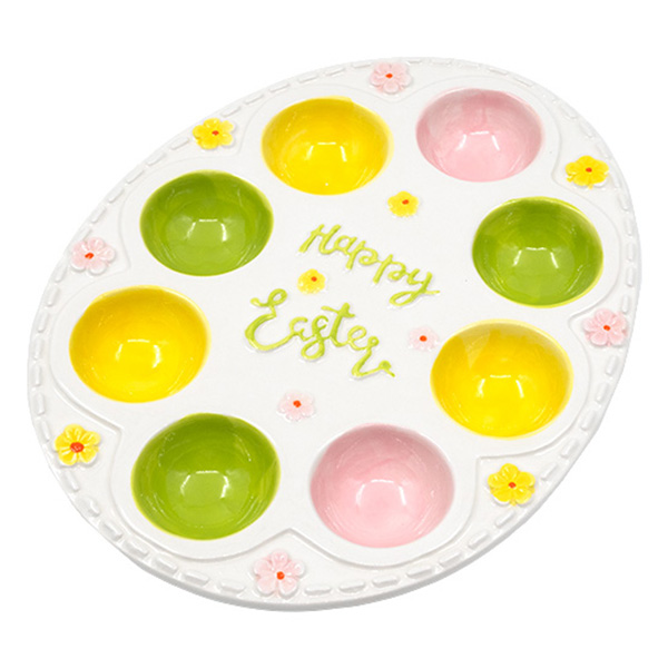 великденска поставка за 8 яйца happy easter 