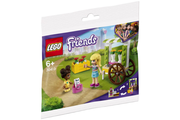 lego стефани и лиз и количка за цветя 30413