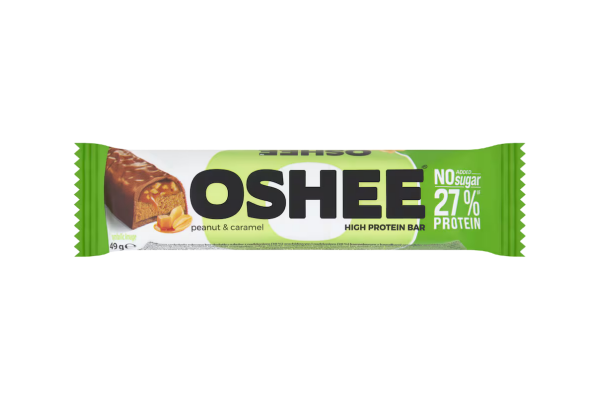 протеинов бар oshee карамел и фъстъци 49гр