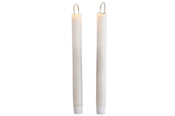 eurolamp led свещи с батерии 2бр бели размер 24см