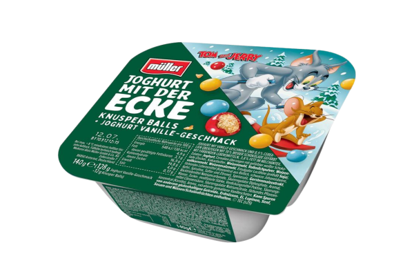 йогурт muller том и джери топчета 140гр