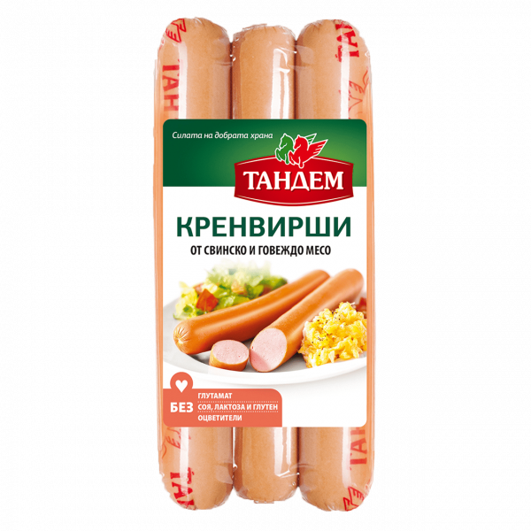 Кренвирш Тандем Вакум Пушен - 250гр.