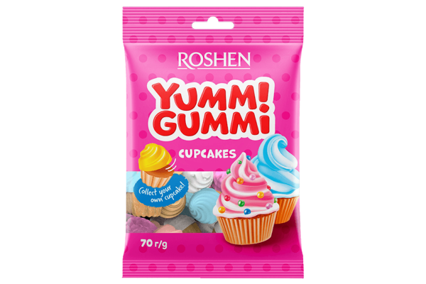 yummi gummi cupcake 70 гр