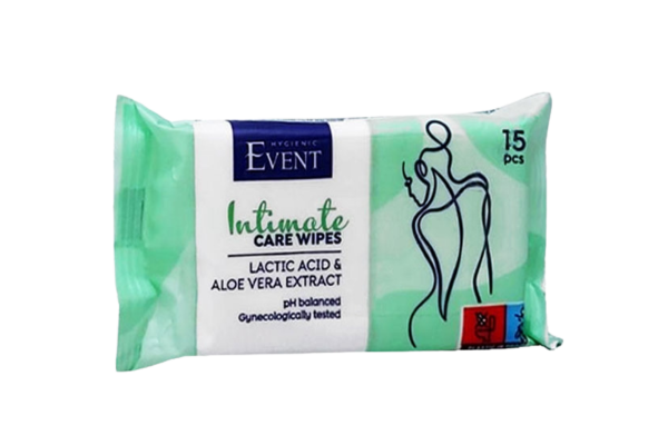 интимни кърпи event алое вера 15бр