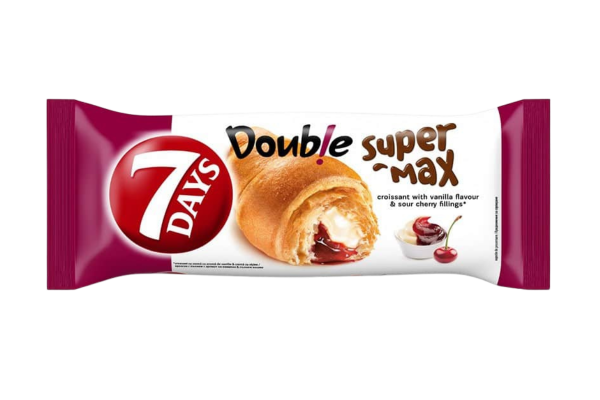 7д кроасан супермакс ванилия и вишна 110гр