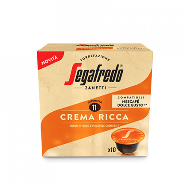 кафе капсули cegafredo крема рика - 10 бр.