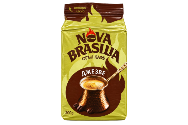 #кафе мляно nova brasilia за джезве 200гр