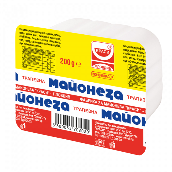 майонеза краси трапезна 200гр.