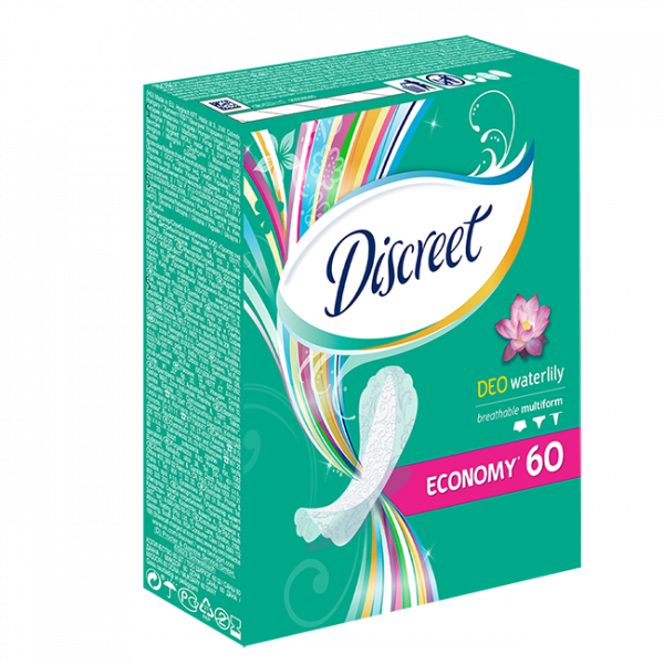 Дамски Превръзки Discreet Deo Лилия - 60 бр.