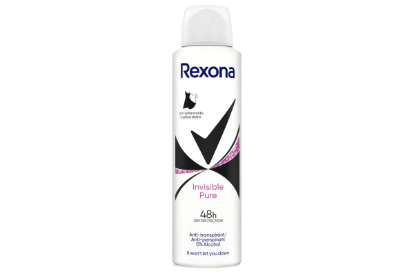 rexona спрей invisible pure 150мл