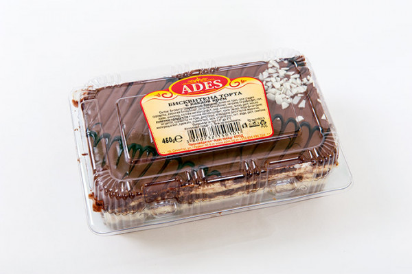 Бисквитена Торта с Какао Крем Адес - 450гр.