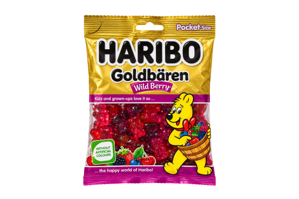 haribo желирани бонбони горски плод 80гр
