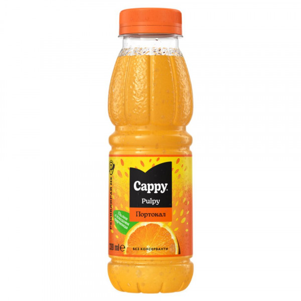 Плодова Напитка Капи Плъпи Портокал - 330мл.