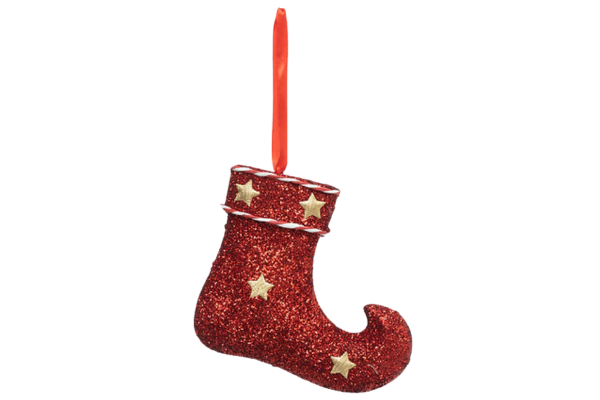 декорация коледен чорап 16см