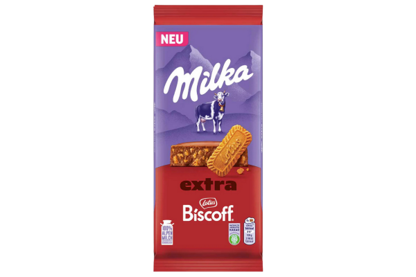 шоколад милка лотус бискоф 190гр