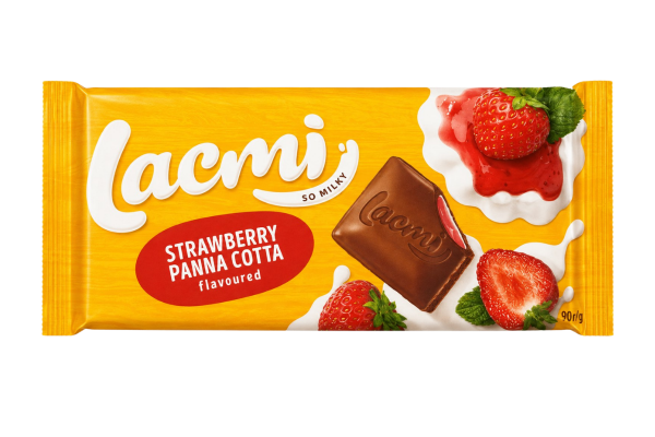 шоколад lacmi с ягодова панакота 90гр