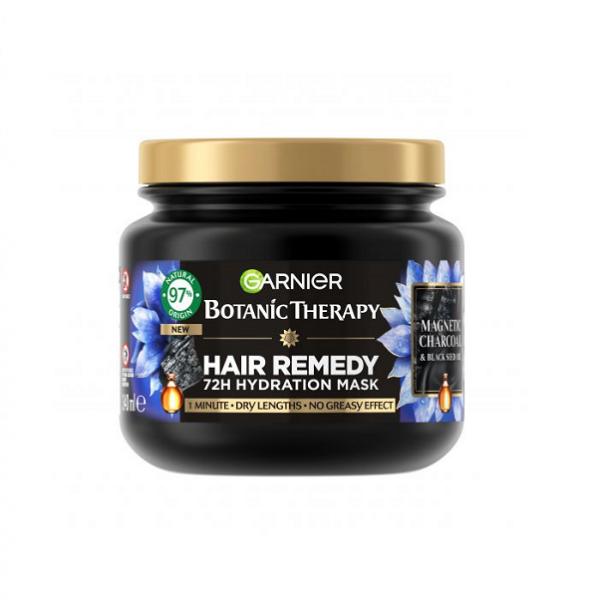маска за суха коса garnier magnetic charcoal 340мл