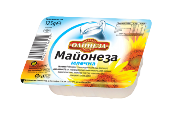 майонеза олинеза млечна 125гр