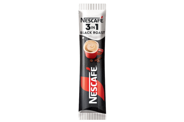 кафе нескафе 3в1 black roast 13.5гр