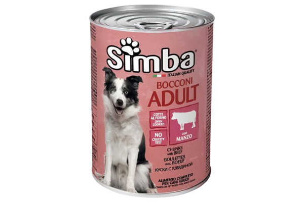 храна за кучета симба телешко 415гр