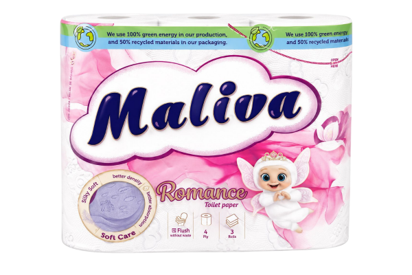 Тоалетна Хартия Малива - 4бр.