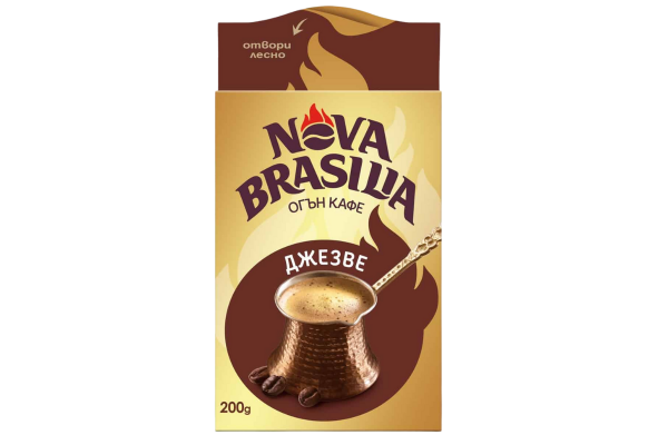 кафе мляно nova brasilia за джезве 200гр