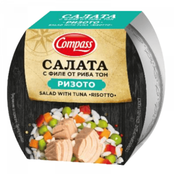 компас салата ризото 160гр филе