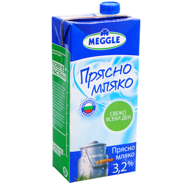 Прясно Мляко Мегле 3.2% - 1л.