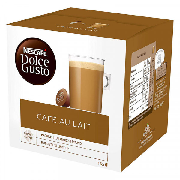 кафе капсули dolce gusto флат лайт - 16 бр.