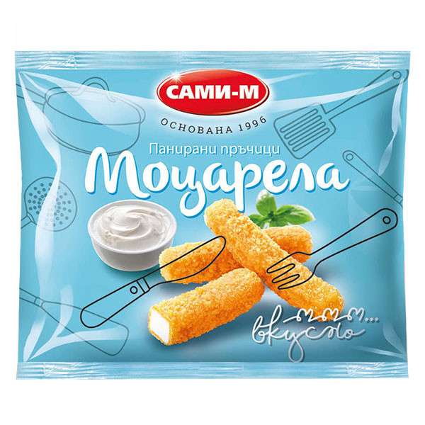 Панирани Моцарелени Пръчици Сами-М - 250гр.