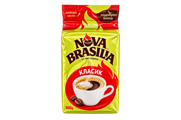 кафе мляно nova brasilia еспресо 100гр