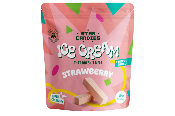 сух сладолед ягода star candies