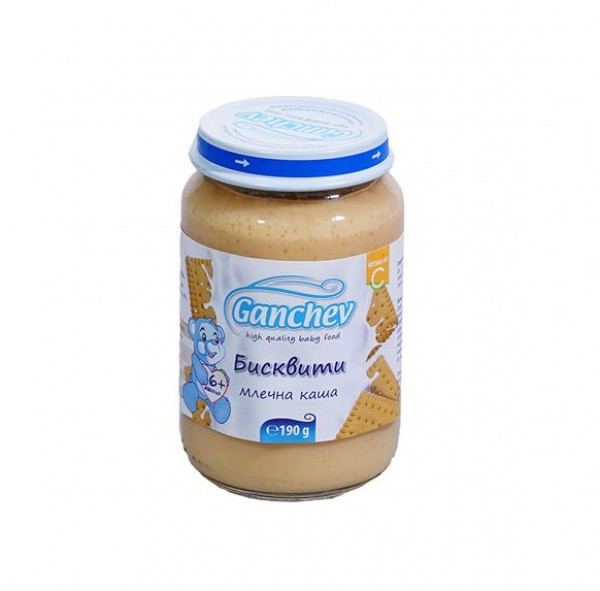 Детска Млечна Каша с Банан и Бисквити - 190гр.
