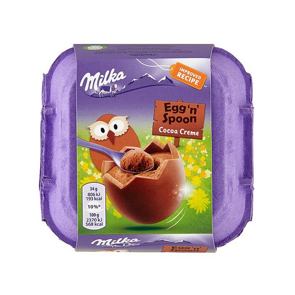 милка великденски яйца шоко крем 136гр