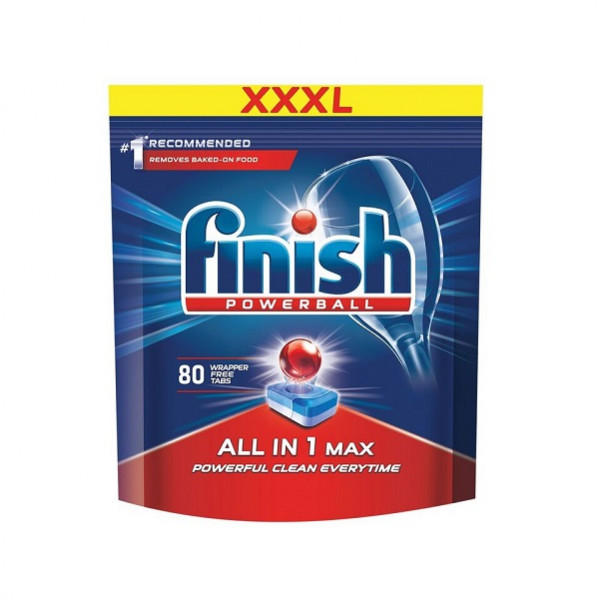 Таблетки Финиш All In One Max - 80бр.