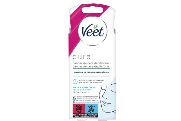 ленти за лице veet pure 20бр