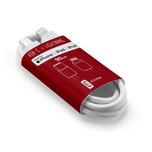 ta mfi кабел usb-c към lightining 90cm бял