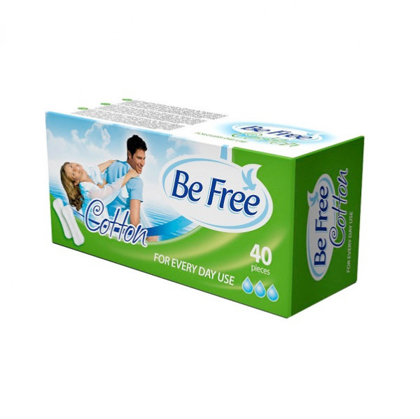Дамски Превръзки Be Free Cotton Green Line - 20 бр.