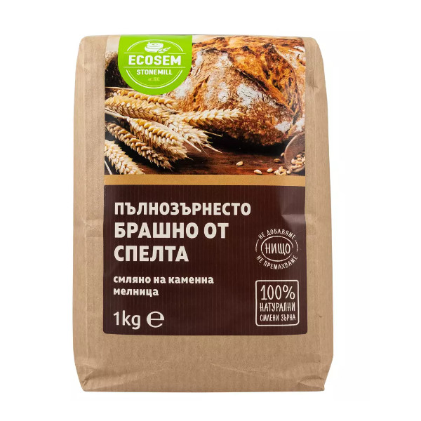Брашно от Спелта Пълнозърнесто - 1 кг.