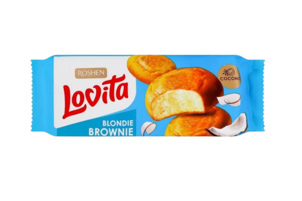 бисквити lovita brownie с кокос 152гр