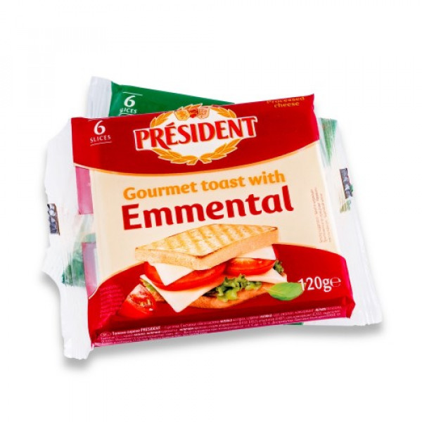 ементал тост президент - 120 гр.